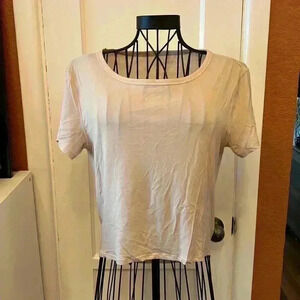 Lululemon Hi-low Tee in Bone-Sz 4